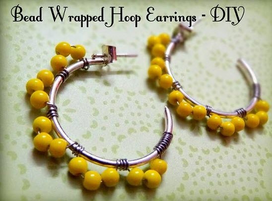 DIY- hoop earrings