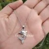 Silver Colour Dolphin Pendant Chain for Girls
