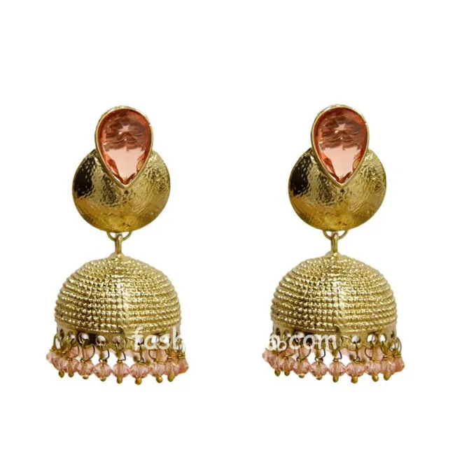 Golden Color Jhumka Earring