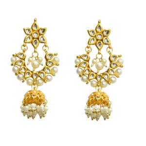 Kundan Jhumka Drop Earring for Girls