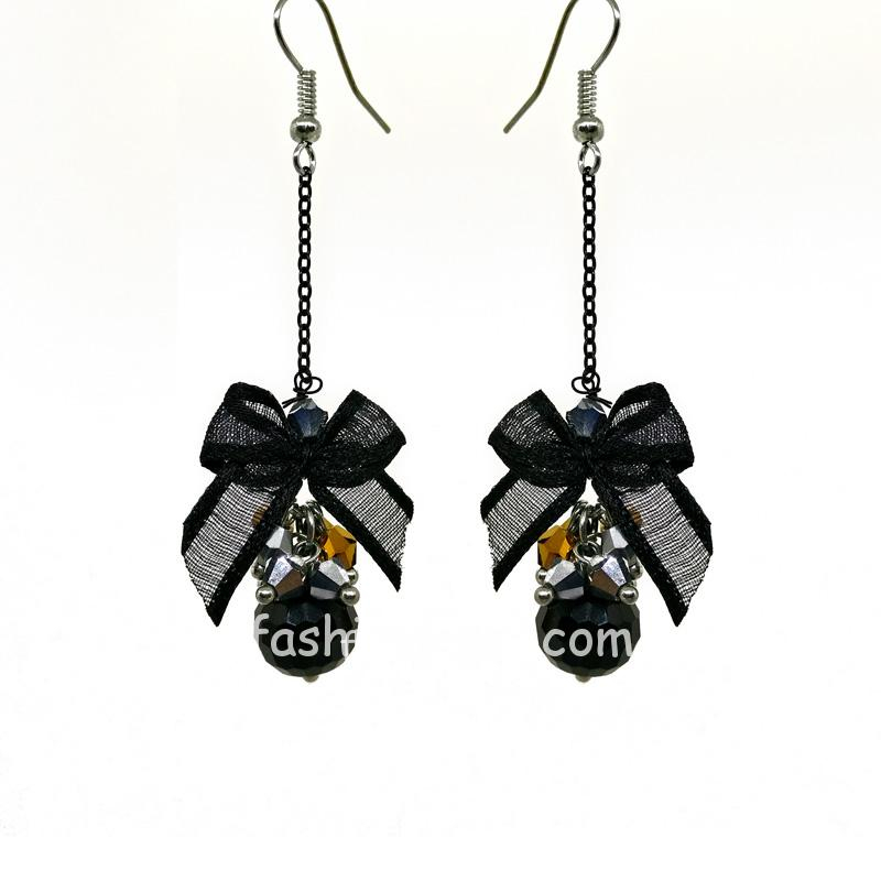 Black Pearl Drop Earring