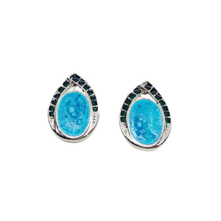 Blue Stud Women Earring