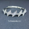 Designer Silver Color Rhinestone Bracelet