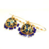 Royal Blue Meenakari Earring