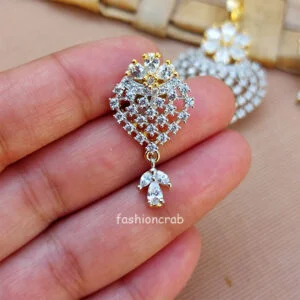 American Diamond Pendant Set