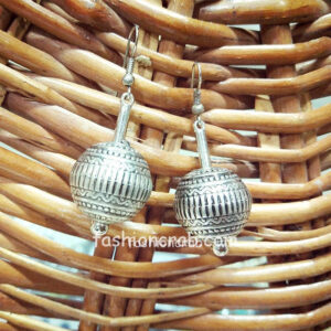Antique Silver Color Vintage Earring