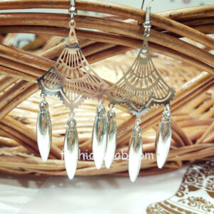 Trendy Silver Color Dangle Earring