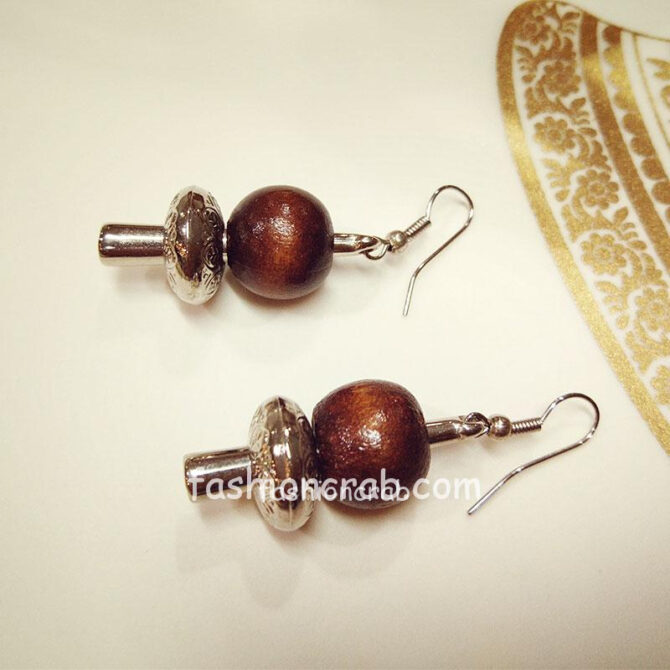 Wood Dangle Earring Wood Dangle Earring