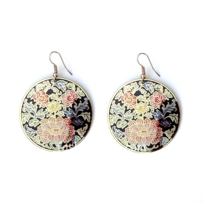 Floral Print Earring for Girls Floral Print Earring for Girls