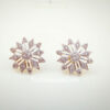 Flower Shaped American Diamond Stud Earring