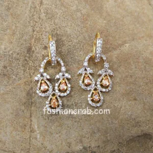 Yellow Stone AD Drop Earrings