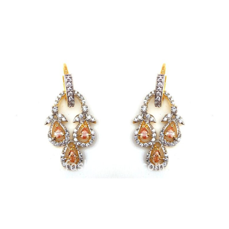 Yellow Stone AD Drop Earrings
