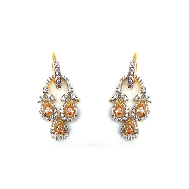 Yellow Stone AD Drop Earrings