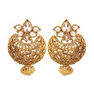Golden Drop Polki Earring for Women