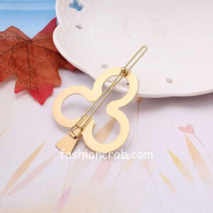 Golden Leaf Shape Hair Pin