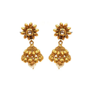 Golden Necklace Set with Pearls for Women