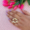 Designer Kundan Ring For Women-02 Designer Kundan Ring For Women