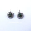 Green Ethnic Stud Earring