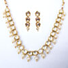 One String Kundan Pearl Necklace Set