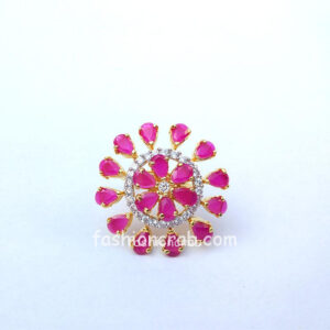 Pink Crystal Ring for Love