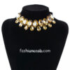 Trendy Golden Color Collar Necklace