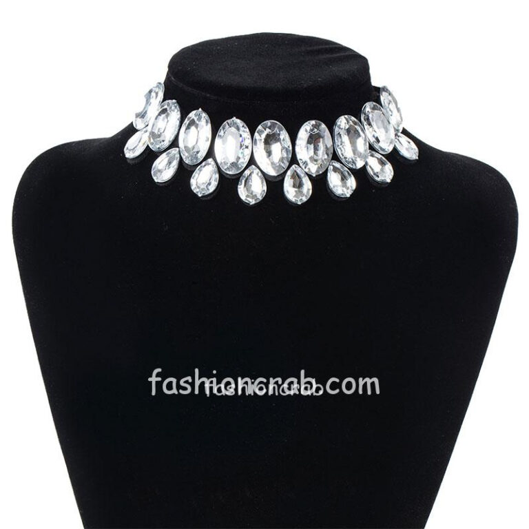 Trendy Silver Color Collar Necklace