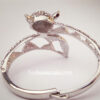 Designer Silver Color Crystal Bracelet for Love-01 Designer Silver Color Crystal Bracelet for Love
