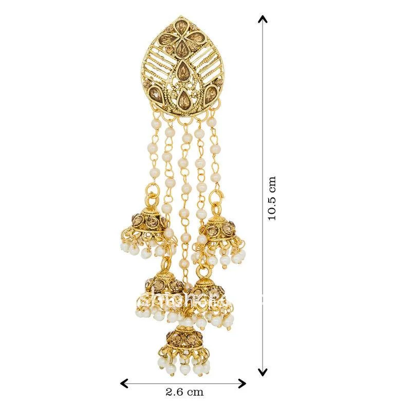 FashionCrab Alloy Gold Earrings for girls