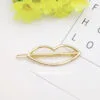 Lip Shaped Golden Color Hair Pin