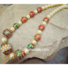 Multicolor Polki and Meenakari Mala