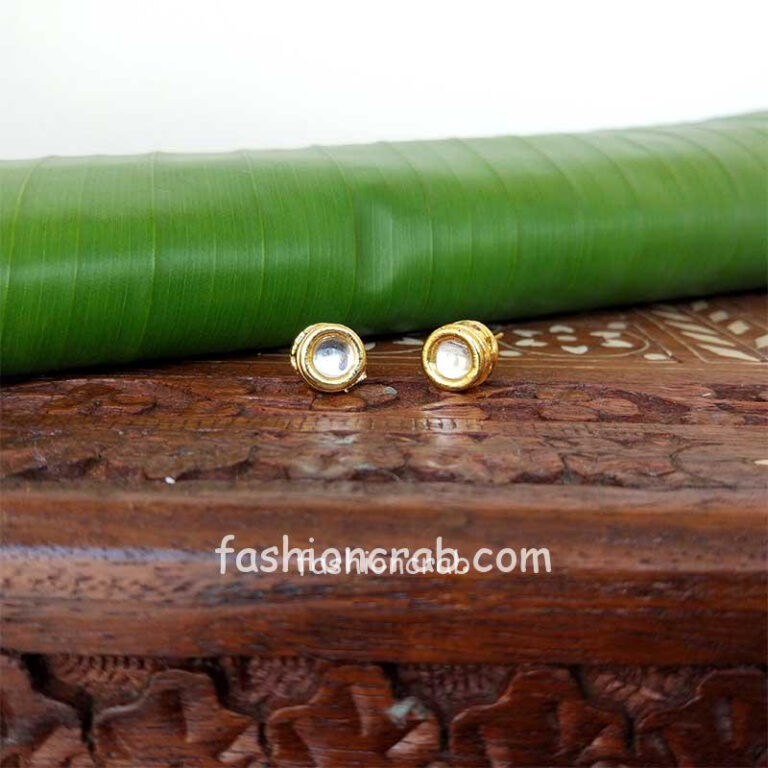 Single Kundan Stud Earring