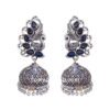 Black Pearl Peacock Jhumka Earring