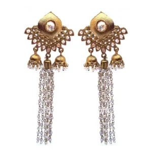 Golden Small Pearl Drop Earring for Women