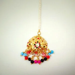 Jadau Earring with Maangtika