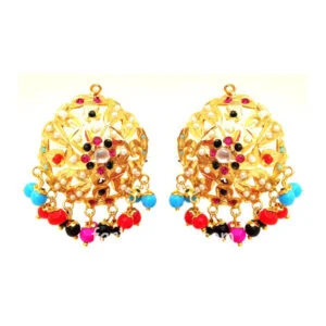Jadau Earring with Maangtika