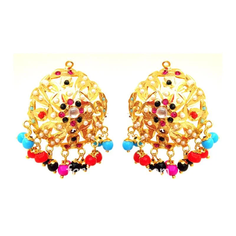 Jadau Earring with Maangtika