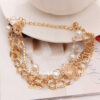 Multilayer Chain Charm Bracelet for Women