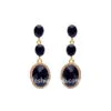 Black Crystal Drop Earring for Women
