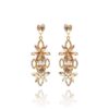 Champagne Color Crystal Drop Earring Champagne Color Crystal Drop Earring