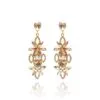 Champagne Color Crystal Drop Earring Champagne Color Crystal Drop Earring