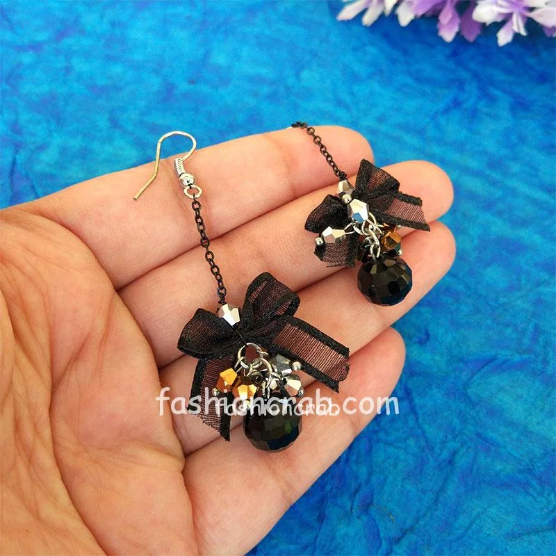 Black Pearl Drop Earring