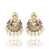 Gold-Toned Peacock Style Designer Earring