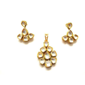 High Quality Traditional Designer Kundan Pendant Set for Women