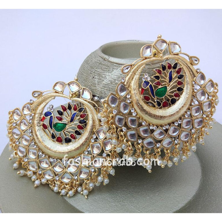 Multicolor Peacock Designer Earrings for Women