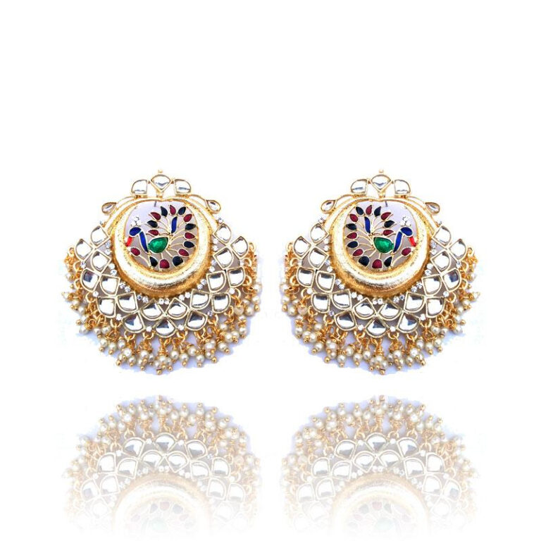 Multicolor Peacock Designer Earrings for Women