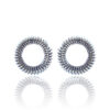Oxidized Silver Hoop Earrings for Women and Girls