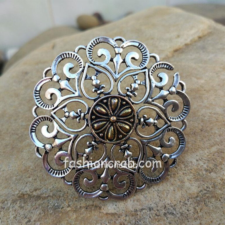 Big Size Handmade Oxidized Silver Finger Ring