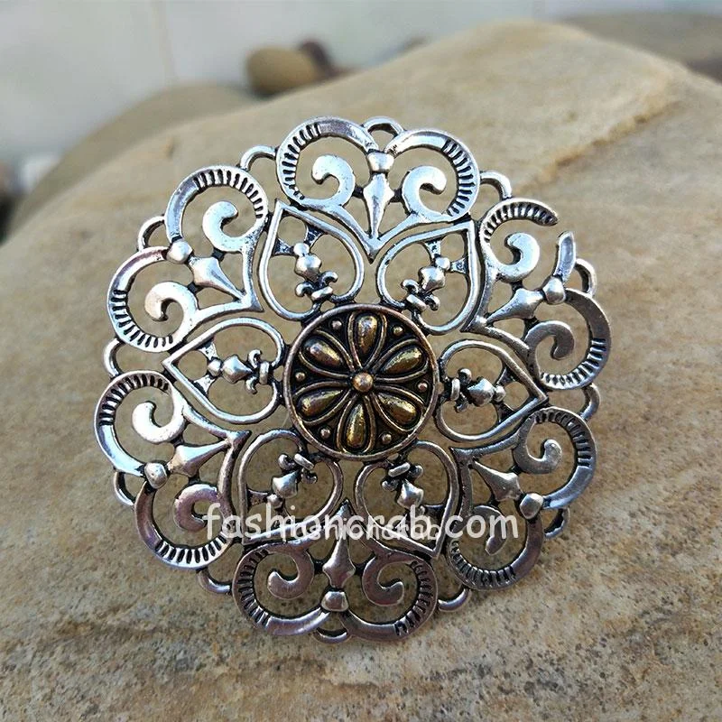 Big Size Handmade Oxidized Silver Finger Ring