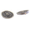 Antique Gold-Toned Goddess Durga Oversized Stud Earrings-01 Antique Gold-Toned Goddess Durga Oversized Stud Earrings