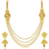 Golden Color Jewellery Set for Wedding